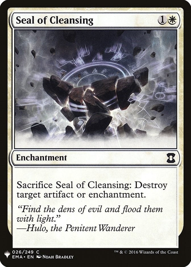 Image for Seal of Cleansing (26) [The List Reprints]