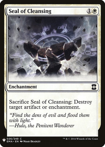 Image for Seal of Cleansing (26) [The List Reprints]