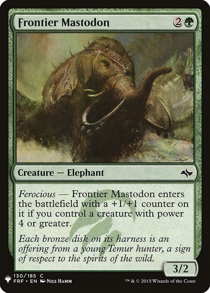Image for Frontier Mastodon (130) [The List Reprints]