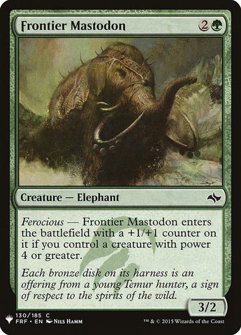 Image for Frontier Mastodon (130) [The List Reprints]