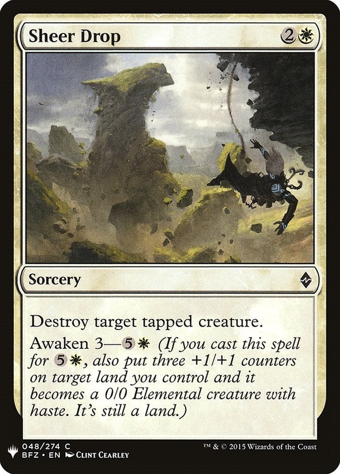 Image for Sheer Drop (48) [The List Reprints]