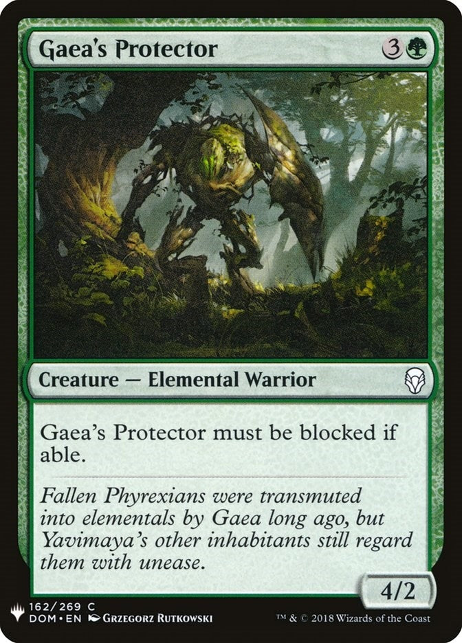 Image for Gaea's Protector (162) [The List Reprints]