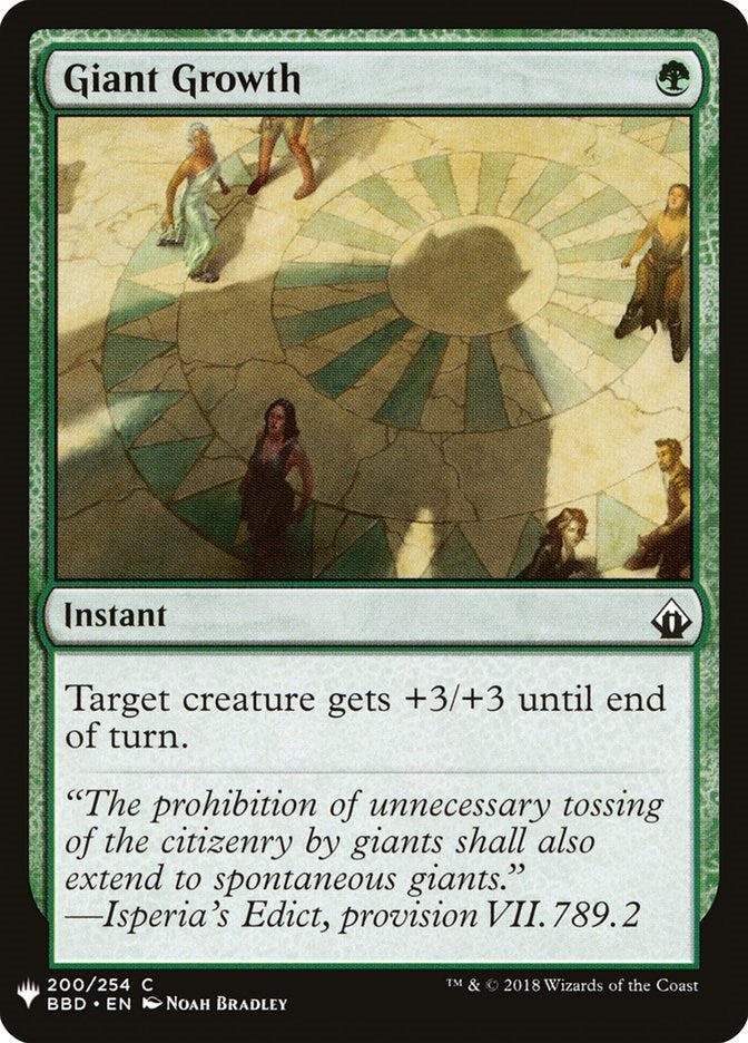 Image for Giant Growth (200) [The List Reprints]