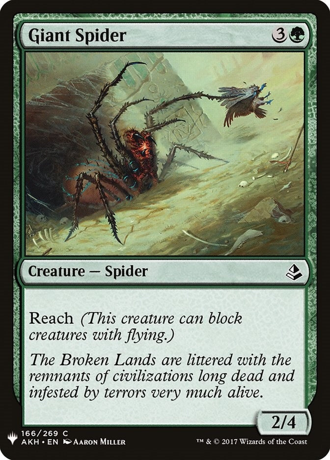 Image for Giant Spider (166) [The List Reprints]