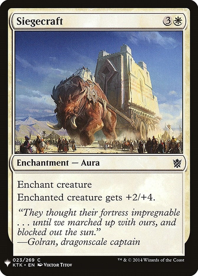 Image for Siegecraft (23) [The List Reprints]