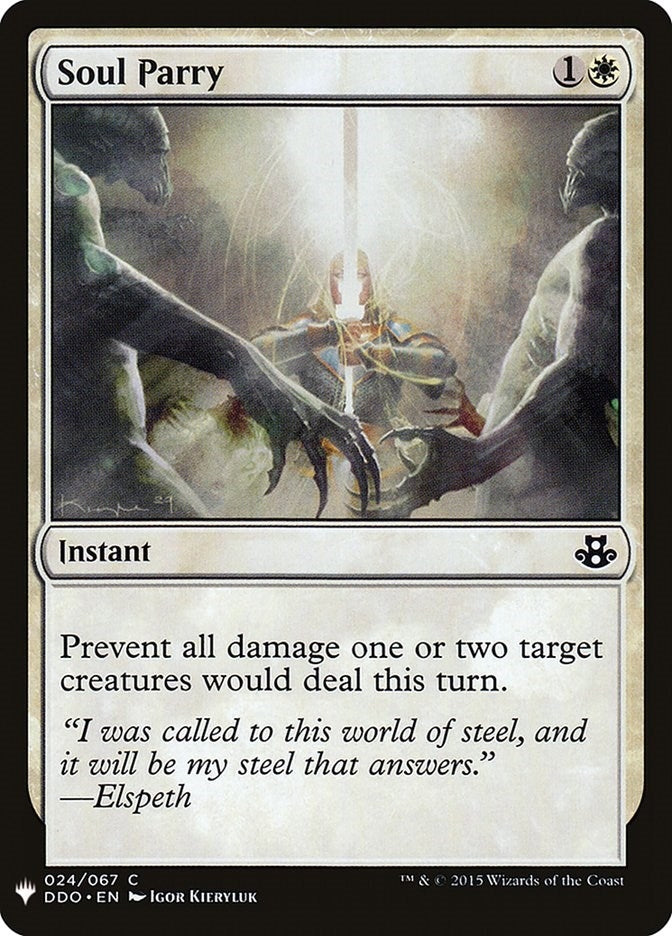 Image for Soul Parry (24) [The List Reprints]