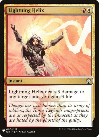 Image for Lightning Helix (90) [The List Reprints]