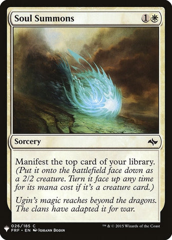 Image for Soul Summons (26) [The List Reprints]