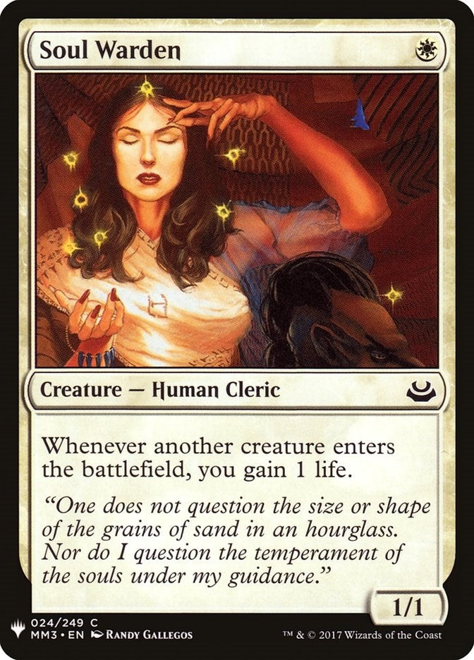 Image for Soul Warden (24) [The List Reprints]