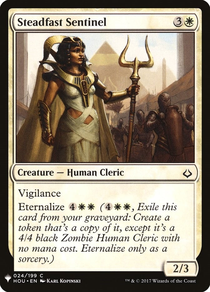 Image for Steadfast Sentinel (24) [The List Reprints]