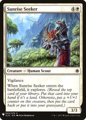 Image for Sunrise Seeker (40) [The List Reprints]