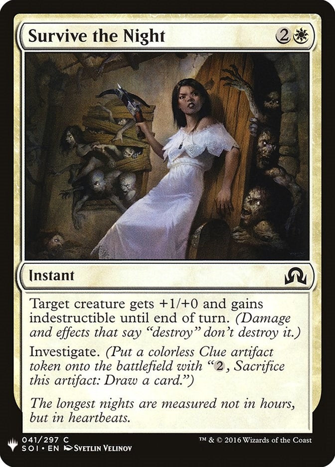 Image for Survive the Night (41) [The List Reprints]