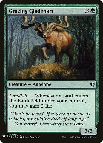Image for Grazing Gladehart (14) [The List Reprints]