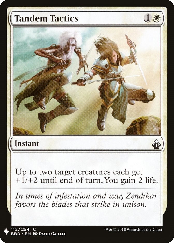 Image for Tandem Tactics (112) [The List Reprints]