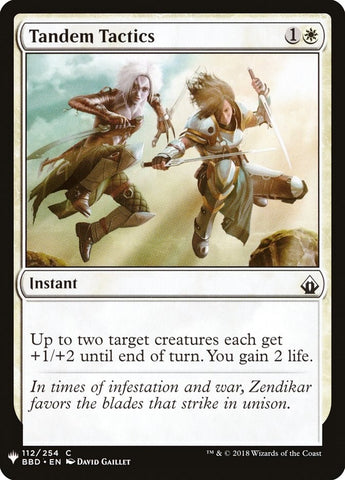 Image for Tandem Tactics (112) [The List Reprints]