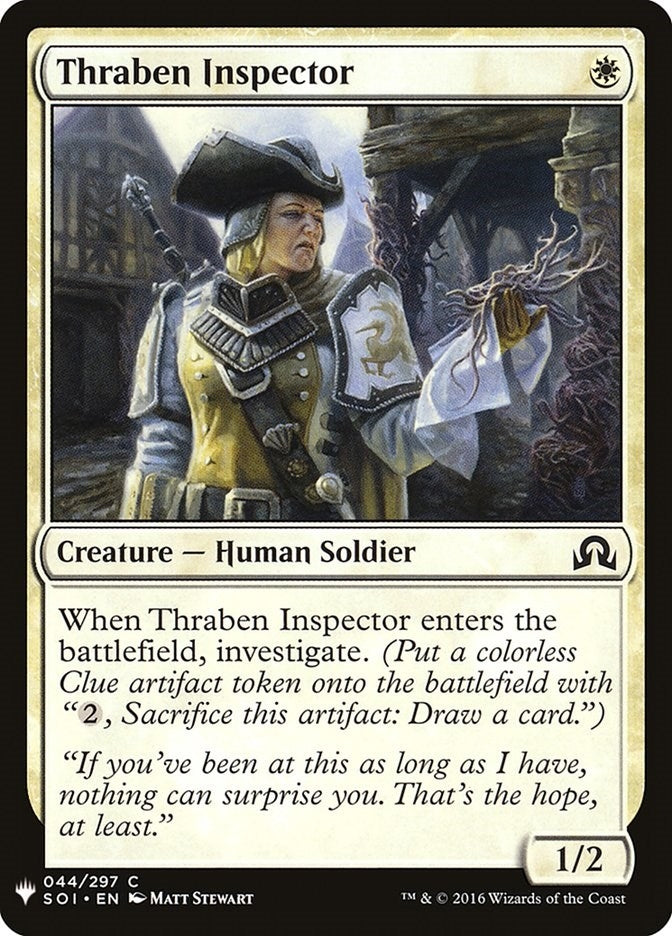 Image for Thraben Inspector (44) [The List Reprints]
