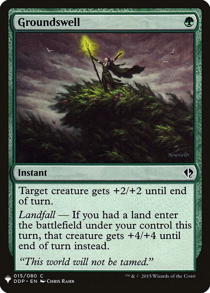 Image for Groundswell (15) [The List Reprints]