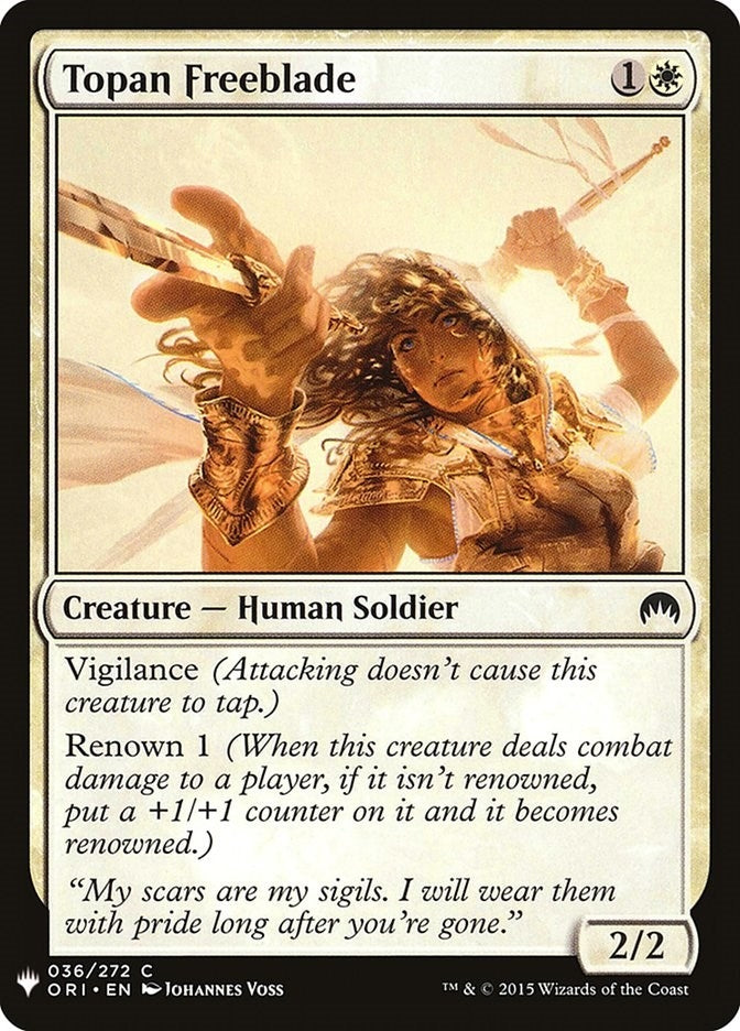 Image for Topan Freeblade (36) [The List Reprints]