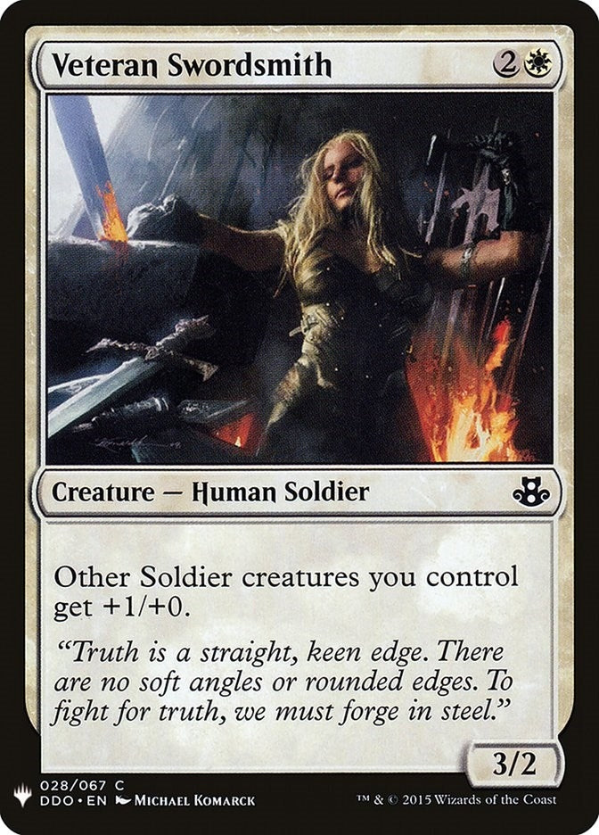 Image for Veteran Swordsmith (28) [The List Reprints]