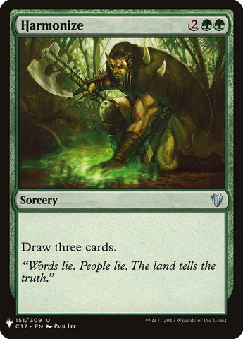 Image for Harmonize (C17) (151) [The List Reprints]