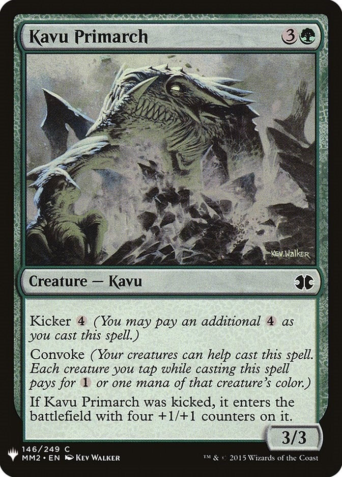Image for Kavu Primarch (146) [The List Reprints]