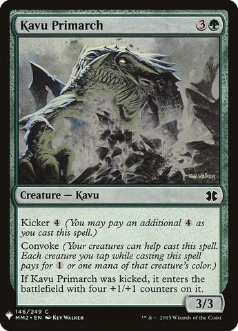 Image for Kavu Primarch (146) [The List Reprints]
