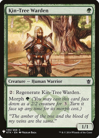 Image for Kin-Tree Warden (139) [The List Reprints]