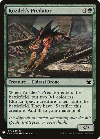 Image for Kozilek's Predator (147) [The List Reprints]