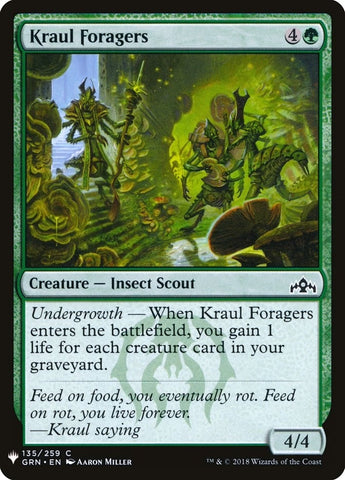 Image for Kraul Foragers (135) [The List Reprints]