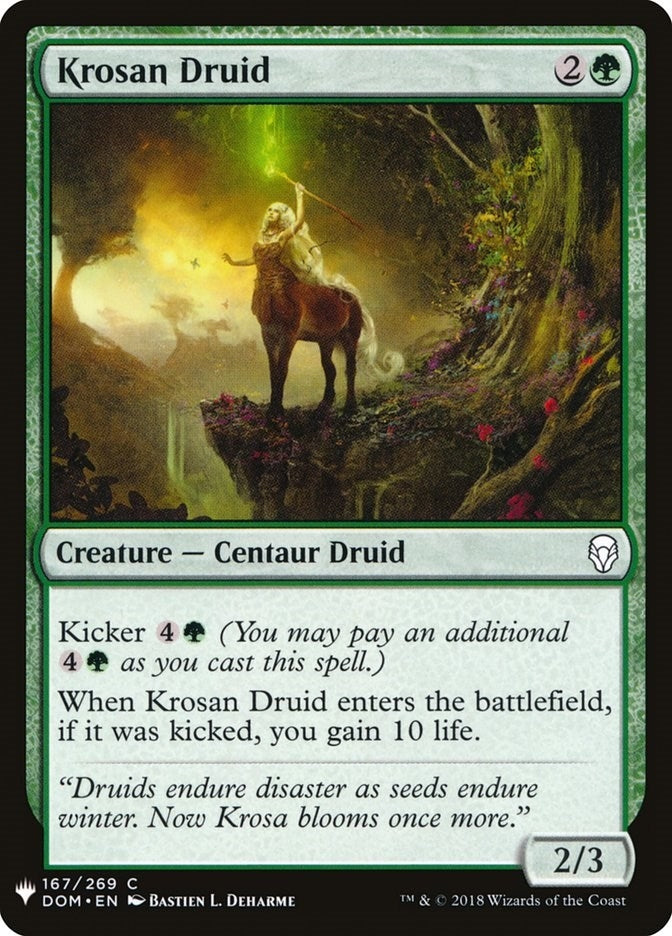 Image for Krosan Druid (167) [The List Reprints]