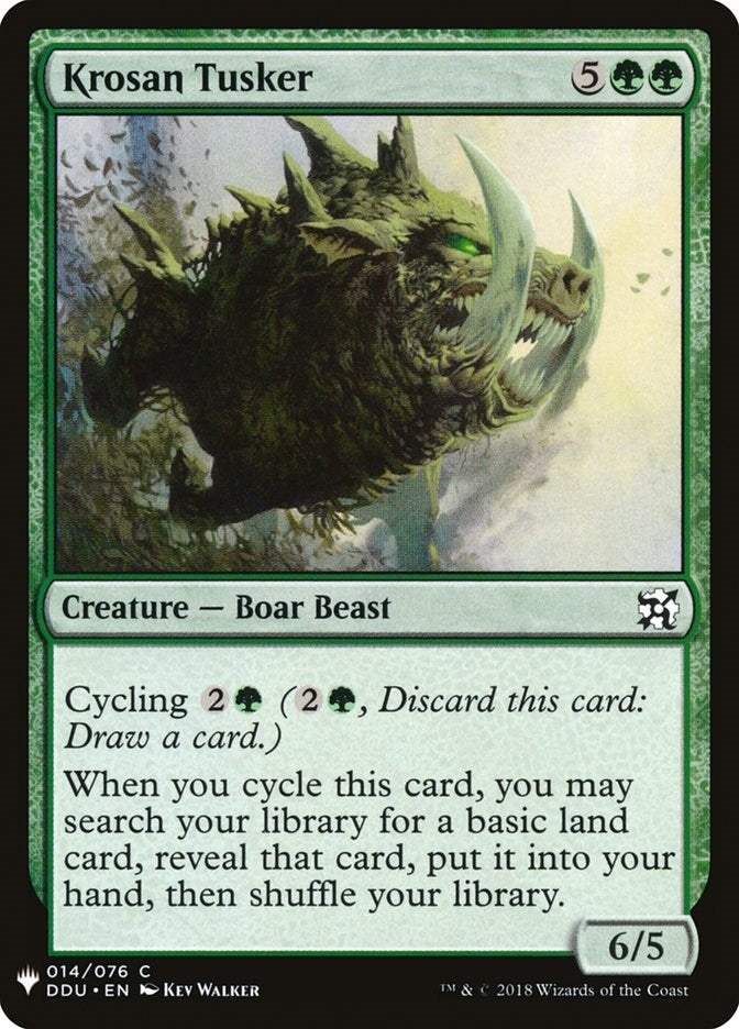 Image for Krosan Tusker (DDU) (14) [The List Reprints]