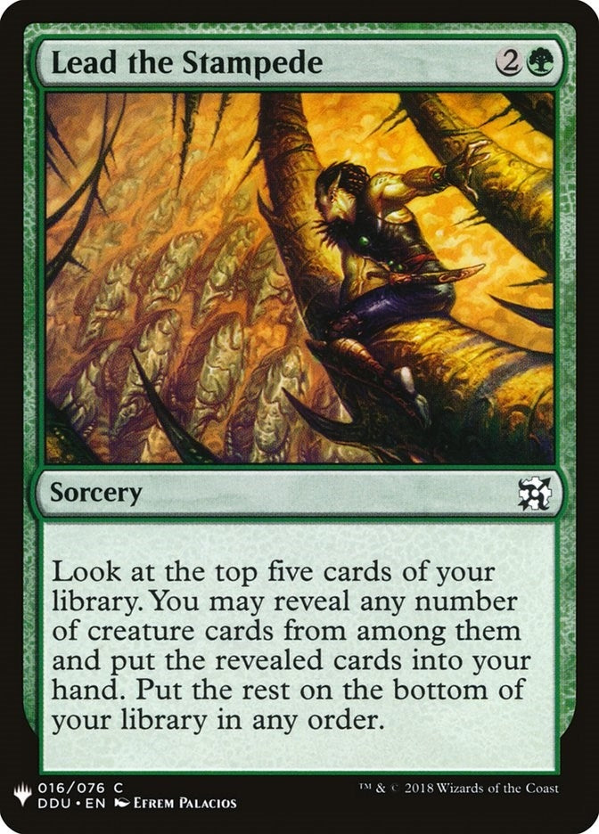 Image for Lead the Stampede (16) [The List Reprints]