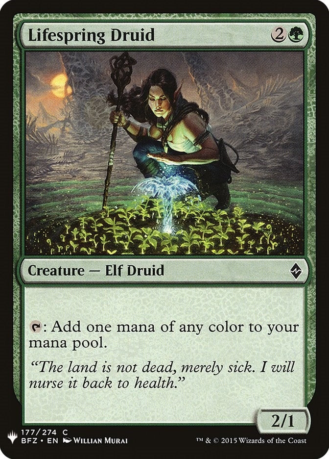 Image for Lifespring Druid (177) [The List Reprints]