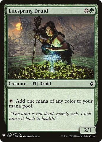 Image for Lifespring Druid (177) [The List Reprints]