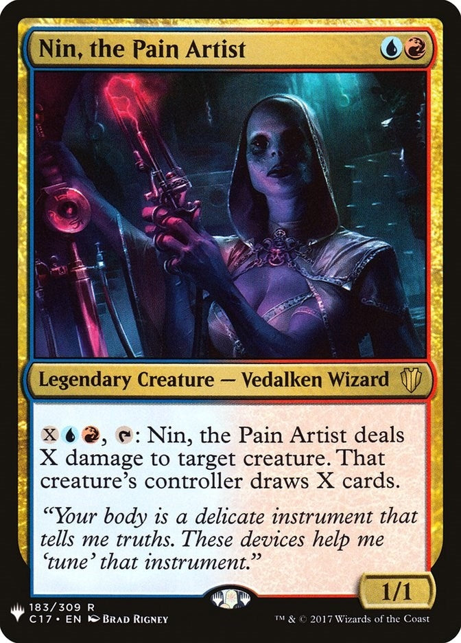 Image for Nin, the Pain Artist (183) [The List Reprints]