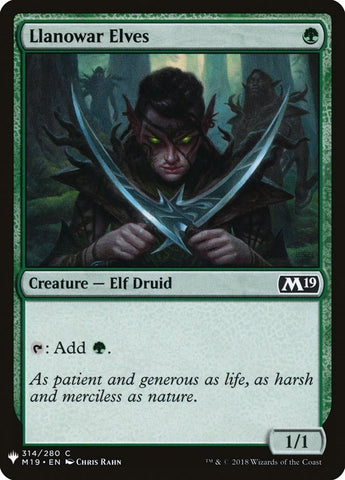Image for Llanowar Elves (314) [The List Reprints]