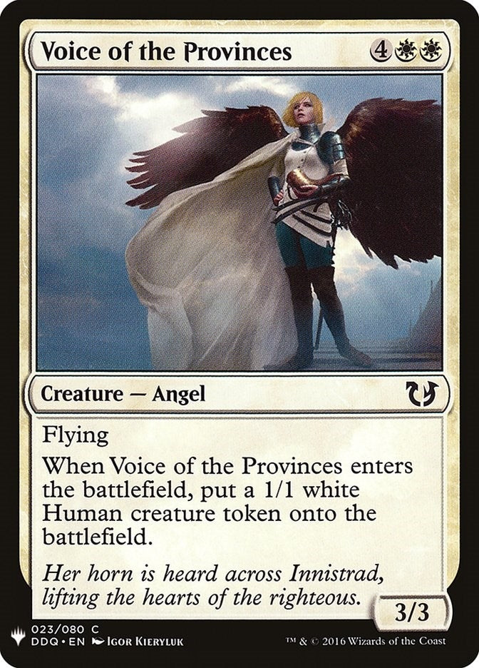 Image for Voice of the Provinces (23) [The List Reprints]