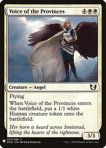 Image for Voice of the Provinces (23) [The List Reprints]