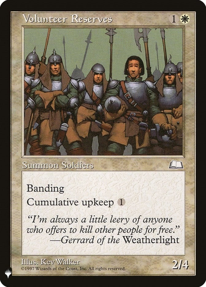 Image for Volunteer Reserves (29) [The List Reprints]