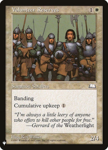 Image for Volunteer Reserves (29) [The List Reprints]