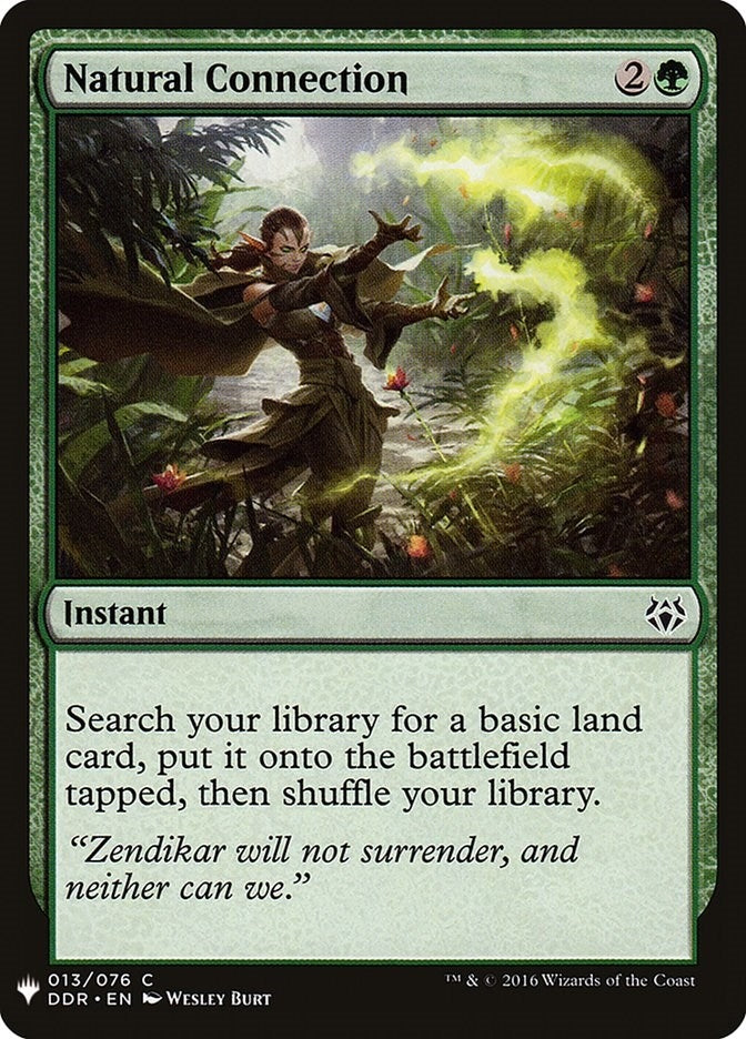 Image for Natural Connection (13) [The List Reprints]