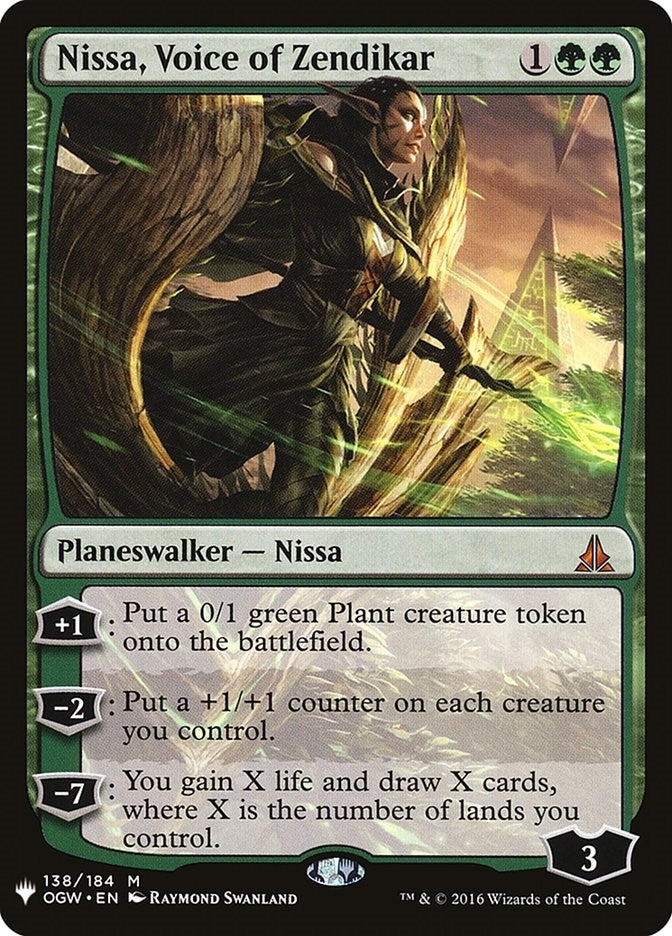 Image for Nissa, Voice of Zendikar (138) [The List Reprints]