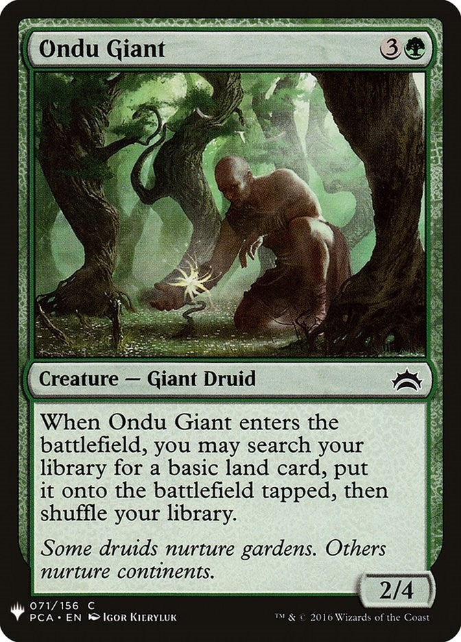 Image for Ondu Giant (71) [The List Reprints]