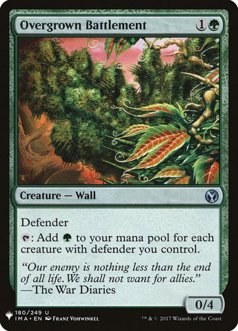 Image for Overgrown Battlement (180) [The List Reprints]