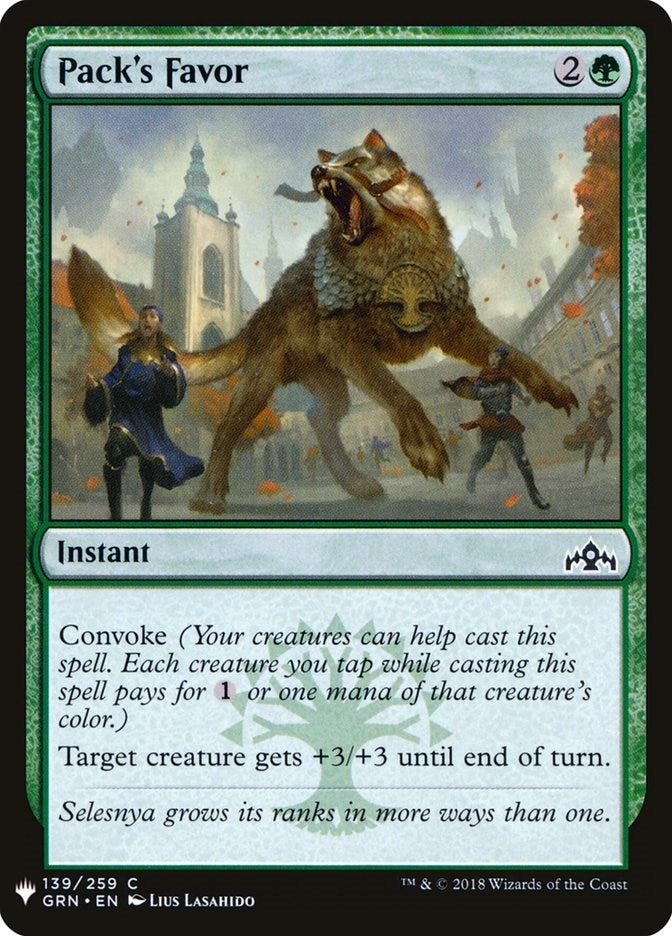 Image for Pack's Favor (139) [The List Reprints]