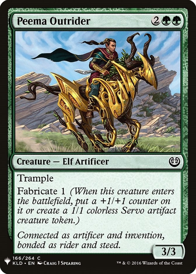 Image for Peema Outrider (166) [The List Reprints]