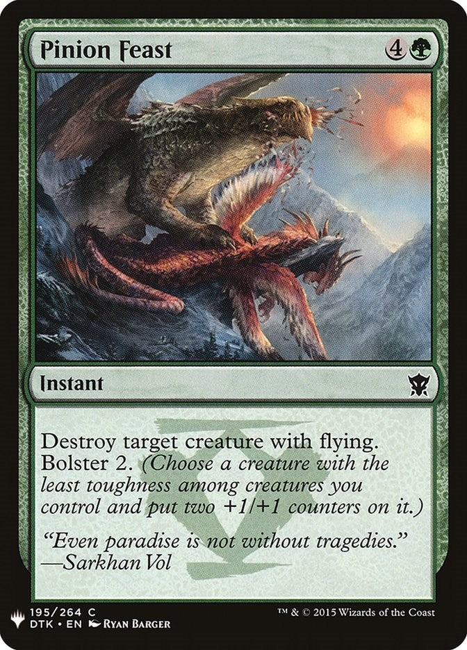 Image for Pinion Feast (195) [The List Reprints]