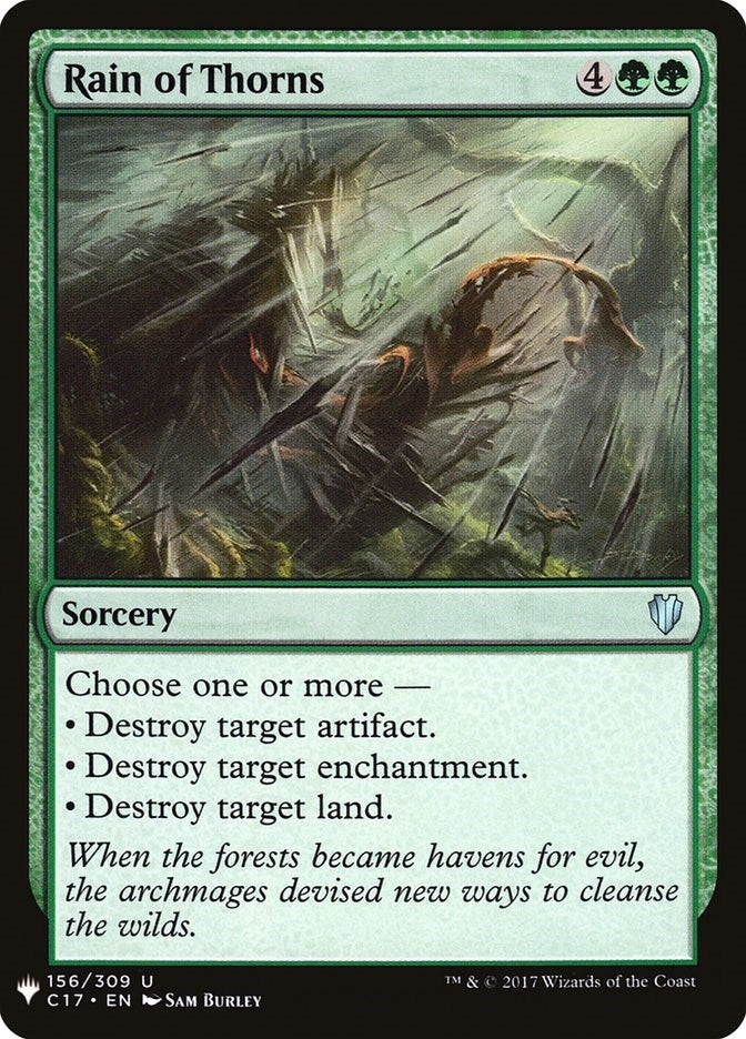Image for Rain of Thorns (156) [The List Reprints]