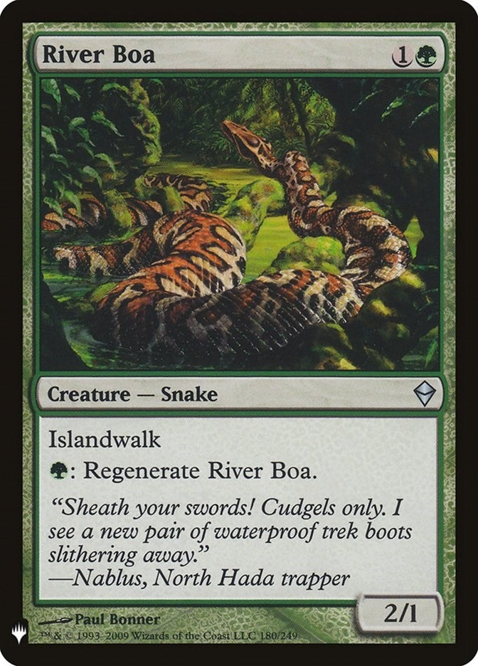 Image for River Boa (180) [The List Reprints]