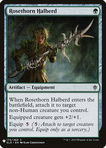 Image for Rosethorn Halberd (175) [The List Reprints]